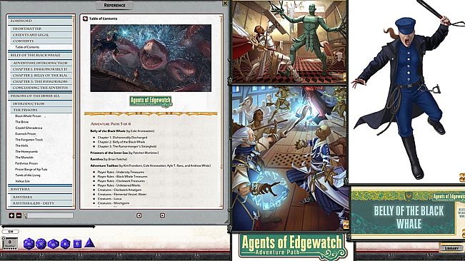 Fantasy Grounds - Pathfinder 2 RPG - Agents of Edgewatch AP 5: Belly of the Black Whale