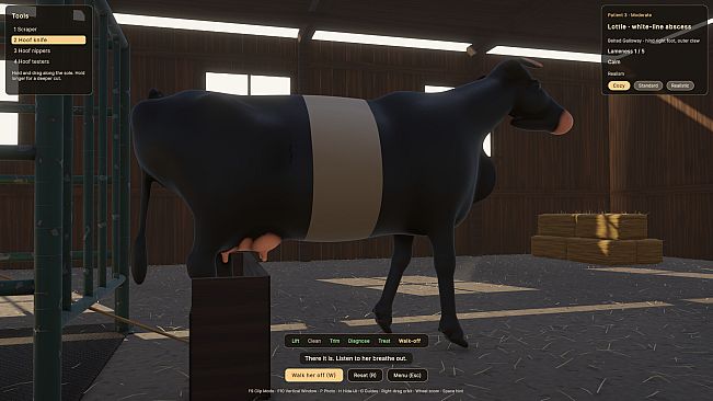 Hoof Trimmer Simulator