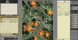 Fantasy Grounds - Pathfinder RPG - Pathfinder Flip-Mat - Forest Fire