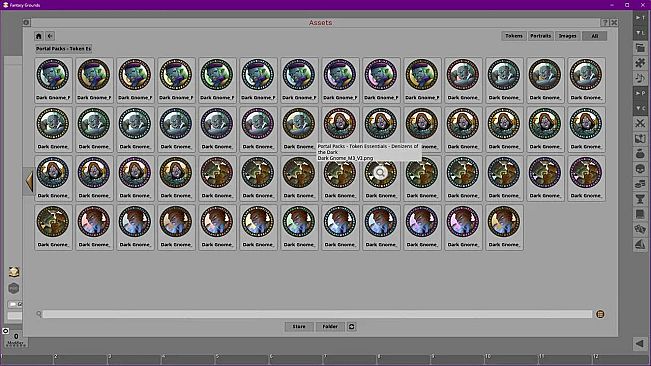 Fantasy Grounds - Portal Packs - Token Essentials: Denizens of the Dark