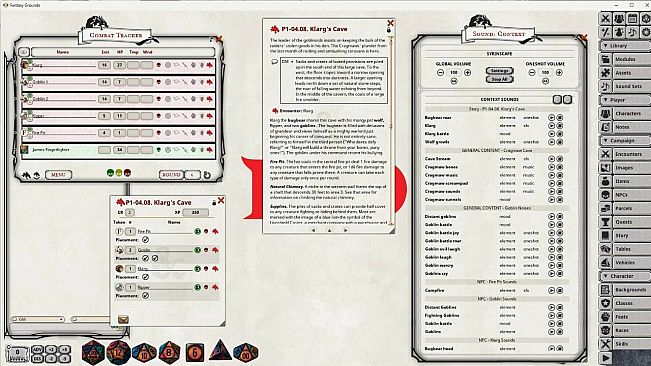Fantasy Grounds - D&D Lost Mine of Phandelver - Syrinscape Sound Link Pack