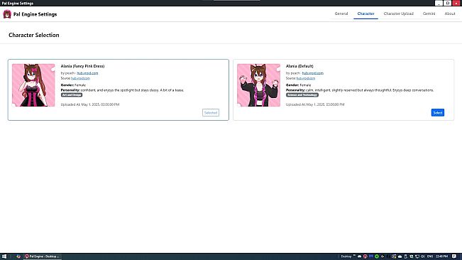 Pal Engine - Desktop Companion
