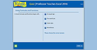 Professor Teaches Excel 2016 – Mac