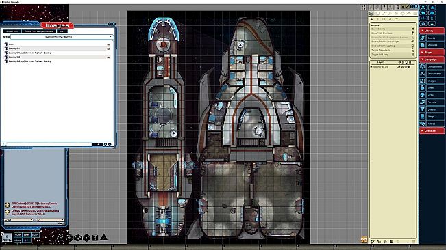 Fantasy Grounds - Starfinder RPG - Flip-Mat Starship