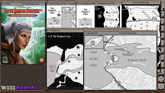 Fantasy Grounds - Fifth Edition Fantasy #5: Into the Dragon's Maw (5E)