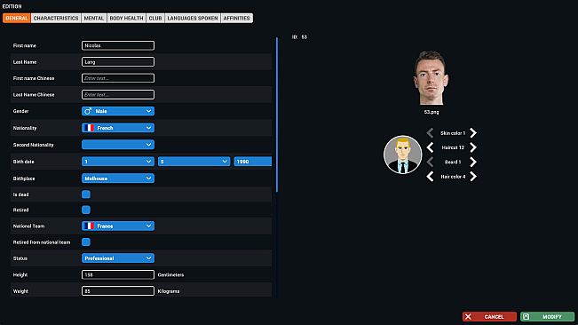 Pro Basketball Manager 2025 DataEditor
