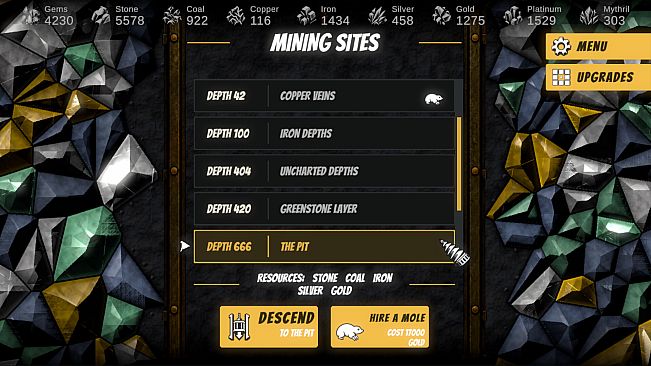 Pick! Idle Mining Game