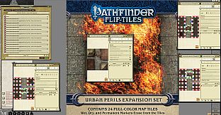 Fantasy Grounds - Pathfinder RPG - Flip-Tiles - Urban Perils Expansion