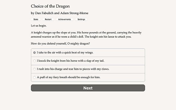 Choice of the Dragon