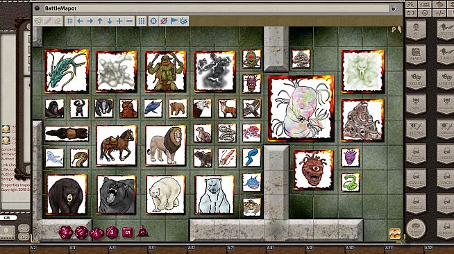 Fantasy Grounds - Online Gaming Pack #1: Animals & Aberrations