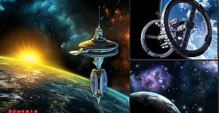 Fantasy Grounds - Star Battles: Space Stations and Planets Space Map Pack