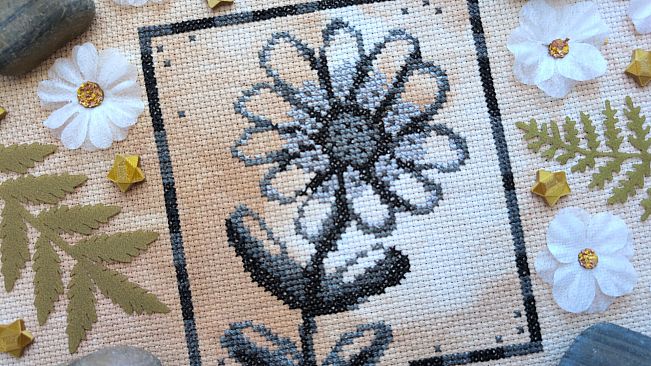 Aster Pebble and the Case of Bad Bureaucracy - Cross Stitch Zine
