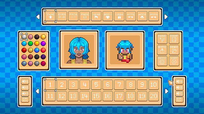 Pixelart Character Creator