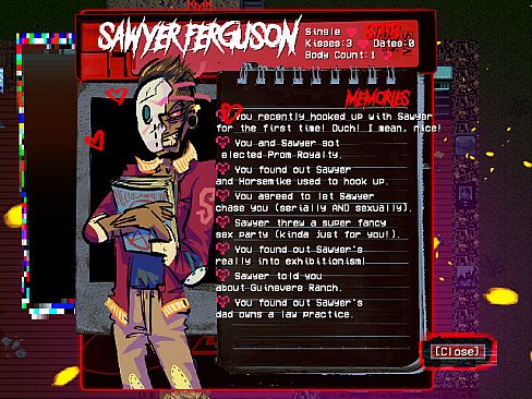 Slasher U: An 18+ Horror Movie Dating Sim, Act 1