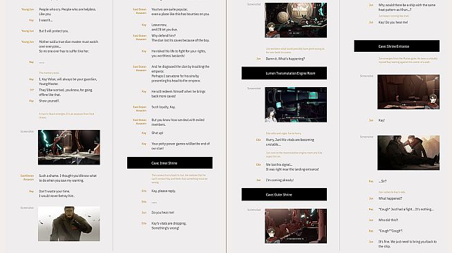 OPUS: Echo of Starsong Official Game Script -Vol.1-