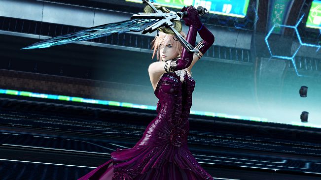 DFF NT: Midnight Mauve Appearance Set & 5th Weapon for Lightning