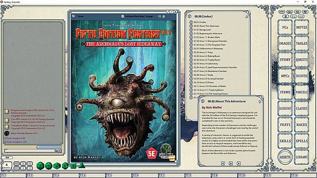 Fantasy Grounds - Fifth Edition Fantasy #11: The Archmage's Lost Hideaway