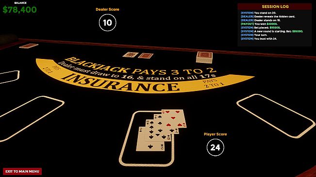 Blackjack Simulator 2027