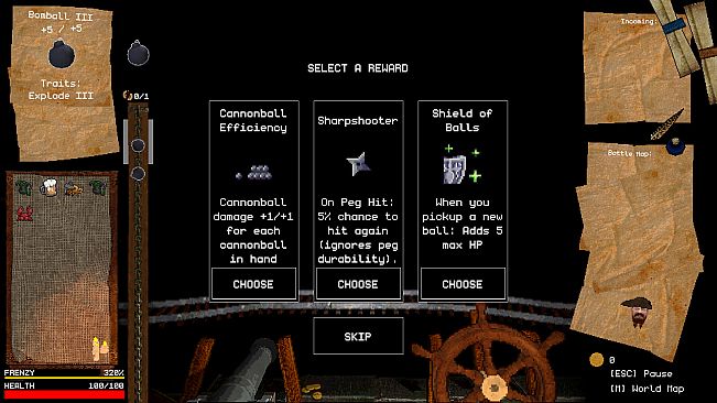 DWARRF: A Pinball Roguelike