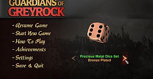 Guardians of Greyrock - Dice Pack: Precious Metal Set