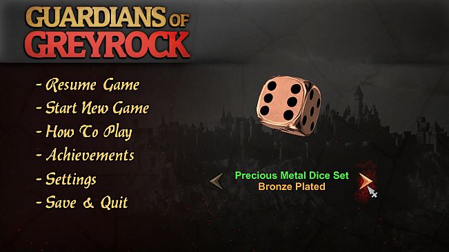Guardians of Greyrock - Dice Pack: Precious Metal Set