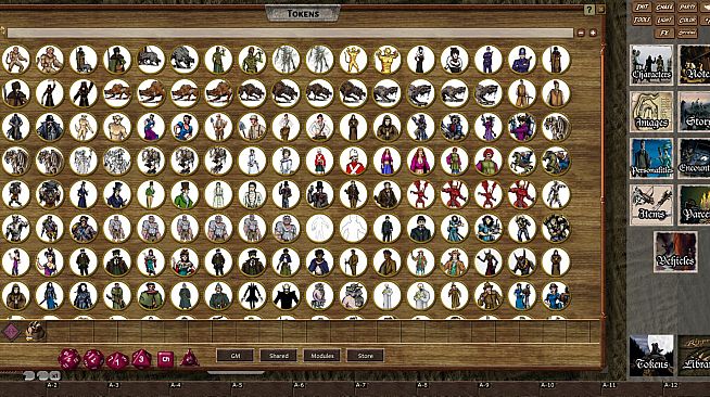 Fantasy Grounds - Rippers Online Gaming Figure Flats (Token Pack)