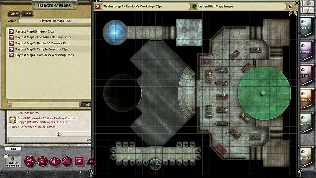 Fantasy Grounds - Pathfinder Playtest Map Pack (PFRPG)