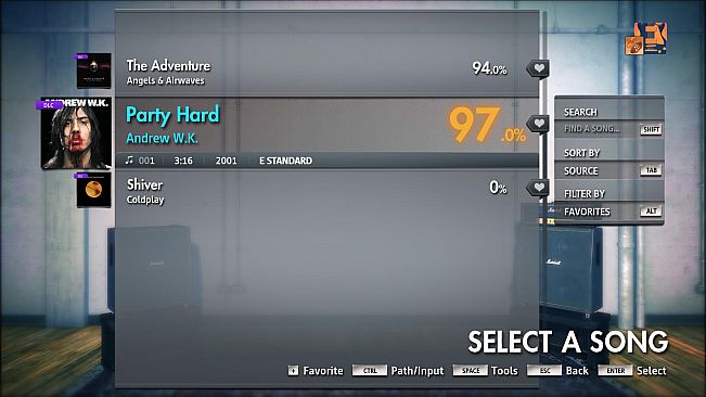 Rocksmith 2014 Edition – Remastered – Andrew W.K.- “Party Hard”