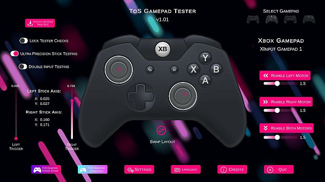 ToS Gamepad Tester