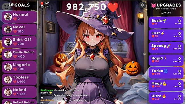Hentai Clicker: Cassandra is streaming