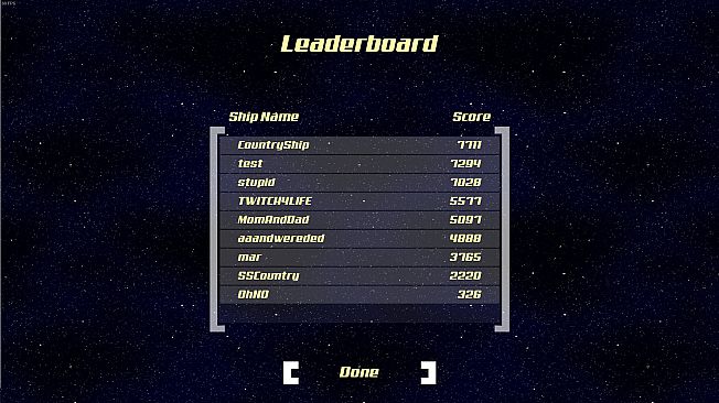 Space Ship Commander