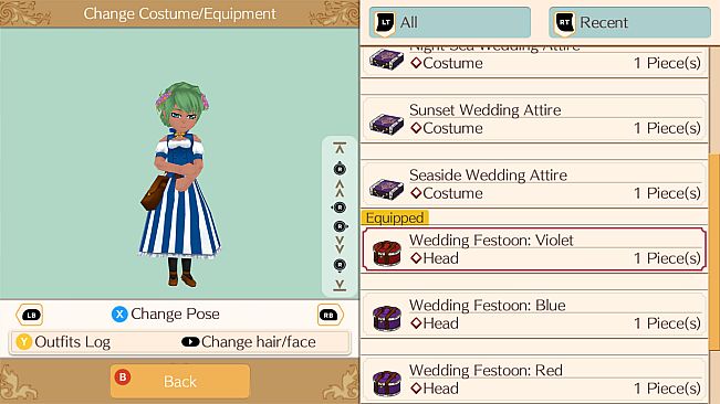 Seaside Wedding Set - WorldNeverland - Daily Life in the Elnea Kingdom