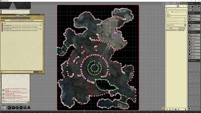 Fantasy Grounds - Pathfinder RPG - Pathfinder Flip-Mat - Tech Dungeon