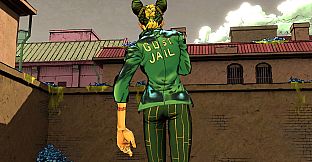 JoJo's Bizarre Adventure: All-Star Battle R Jolyne Cujoh Costume Green Dolphin Street State Prison Jacket