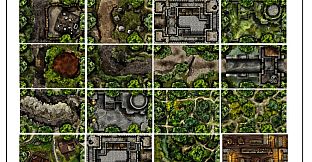 Fantasy Grounds - Meanders Map Pack: Venmire Woods (Map Pack)