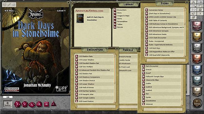 Fantasy Grounds - PFRPG: U1: Dark Days in Stoneholme