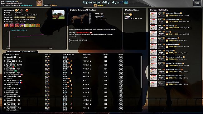 Starters Orders 8 Horse Racing