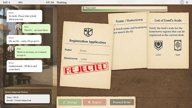 Corrupt Receptionist Elina