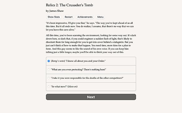 Relics 2: The Crusader's Tomb