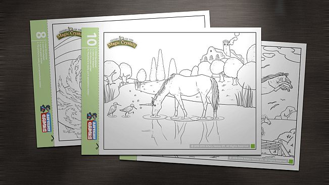 Secret of the Magic Crystals - Soundtrack and Coloring Book