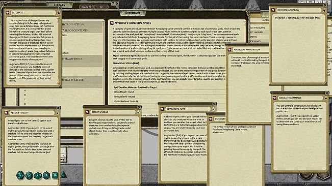 Fantasy Grounds - Mythic Spell Compendium
