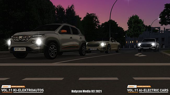 OMSI 2 Add-on Downloadpack Vol. 11 - AI Electric Cars