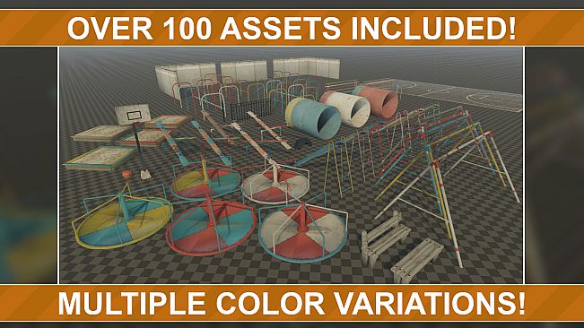 GameGuru MAX Modern Day Mini-Kit - Abandoned Playground