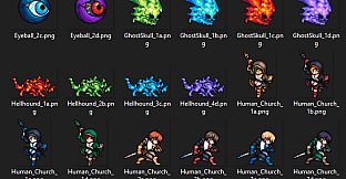 RPG Maker MZ - MT Tiny Tales Battlers - Faith and Evil