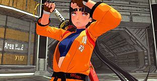 OneeChanbara ORIGIN - Exclusive Saki Costume: Tsubaki-Style Mortal Combat Gi Dragon Orange