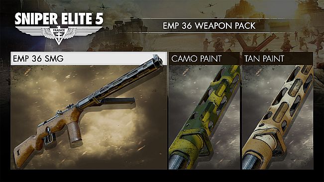Sniper Elite 5: Up Close and Personal Weapon and Skin Pack