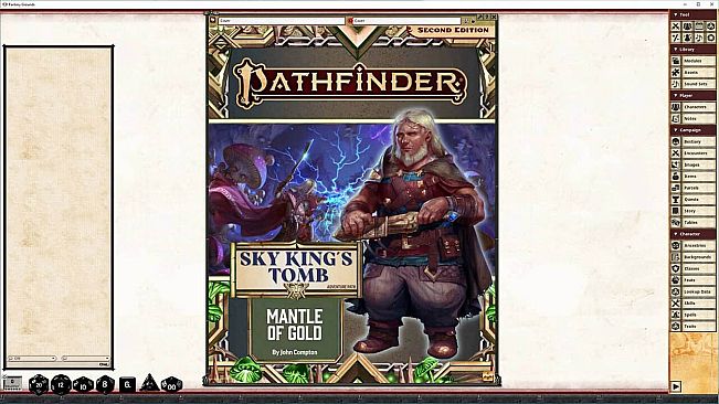 Fantasy Grounds - Pathfinder 2 RPG - Sky King's Tomb AP 1: Mantle of Gold