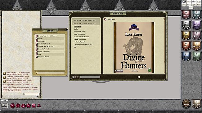 Fantasy Grounds - Lost Lore: Divine Hunters (PFRPG)