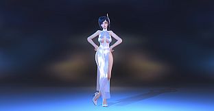 Angel Legion-DLC High-Slit Cheongsam (White)