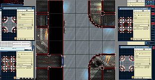 Fantasy Grounds - Starfinder RPG - Flip-Tiles - Space Station Corridors Expansion